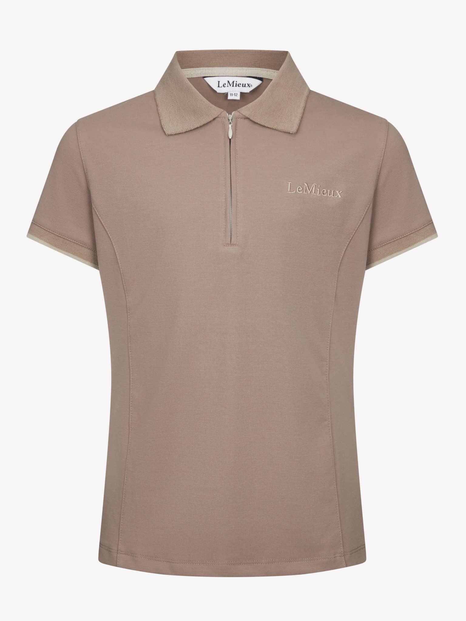 LeMieux Young Rider Polo Shirt - Mink image 0