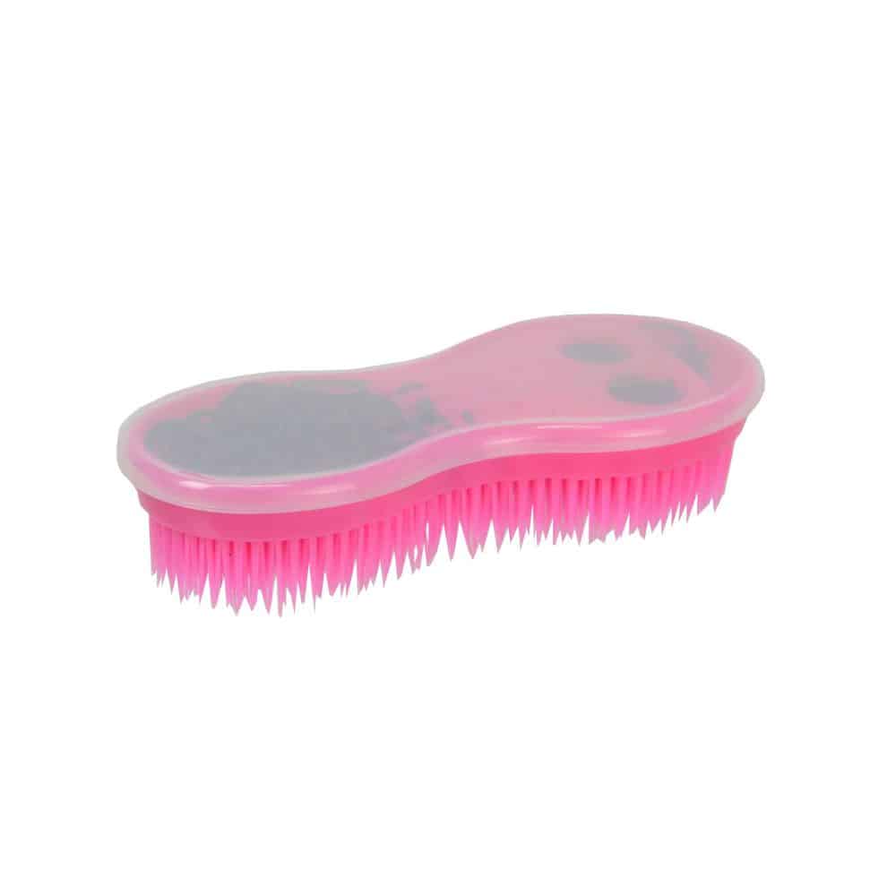 Lincoln Ultimate Brush with Plaiting Kit - Pink with Black Bands image