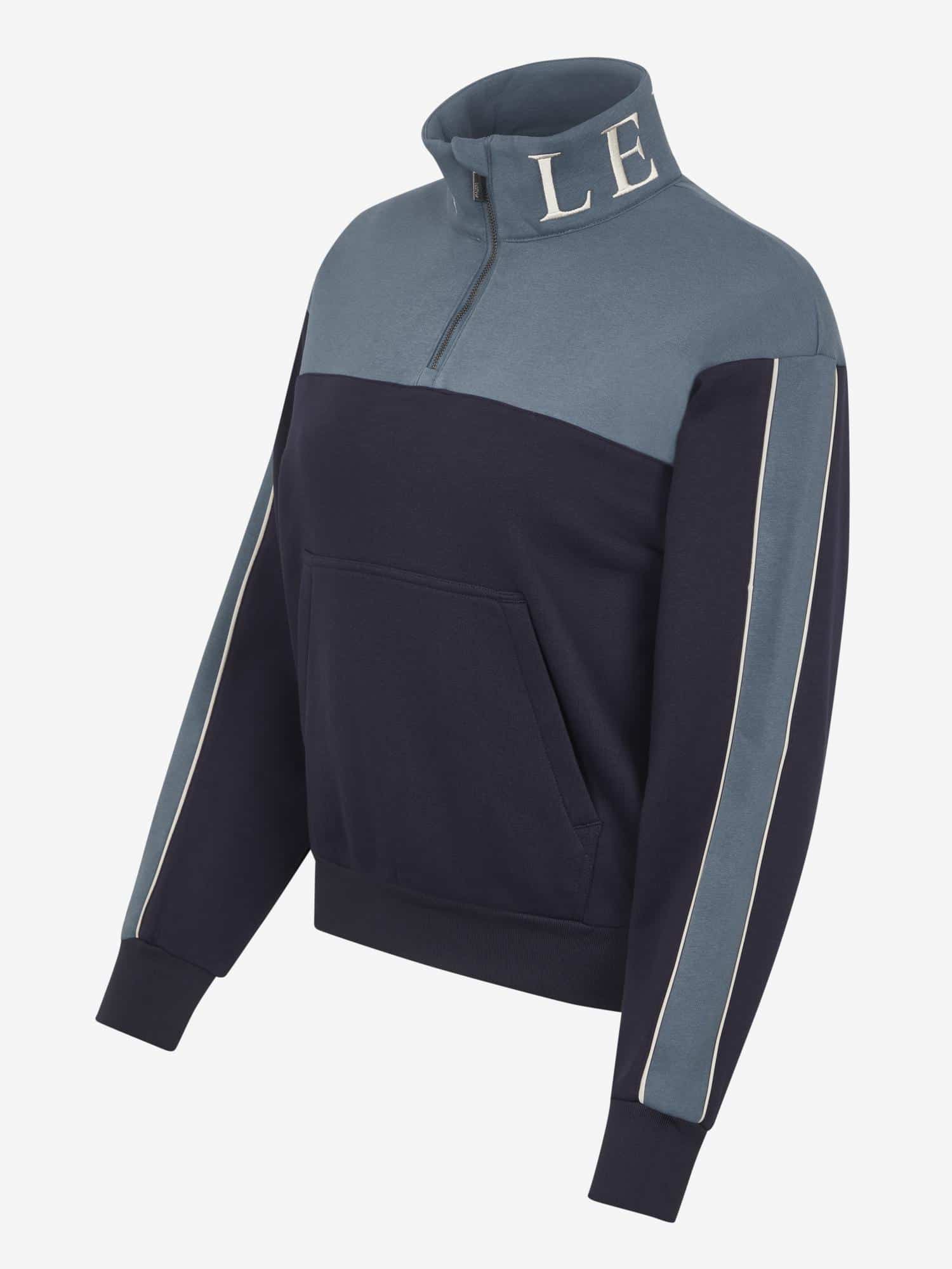 LeMieux Kali Quarter Zip Sweat - Navy/Petrol image 8