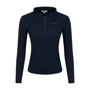 LeMieux Long Sleeve Sport Polo Shirt - Navy image 0