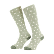 LeMieux Sally Spot Flufflies Socks - Fern image 0
