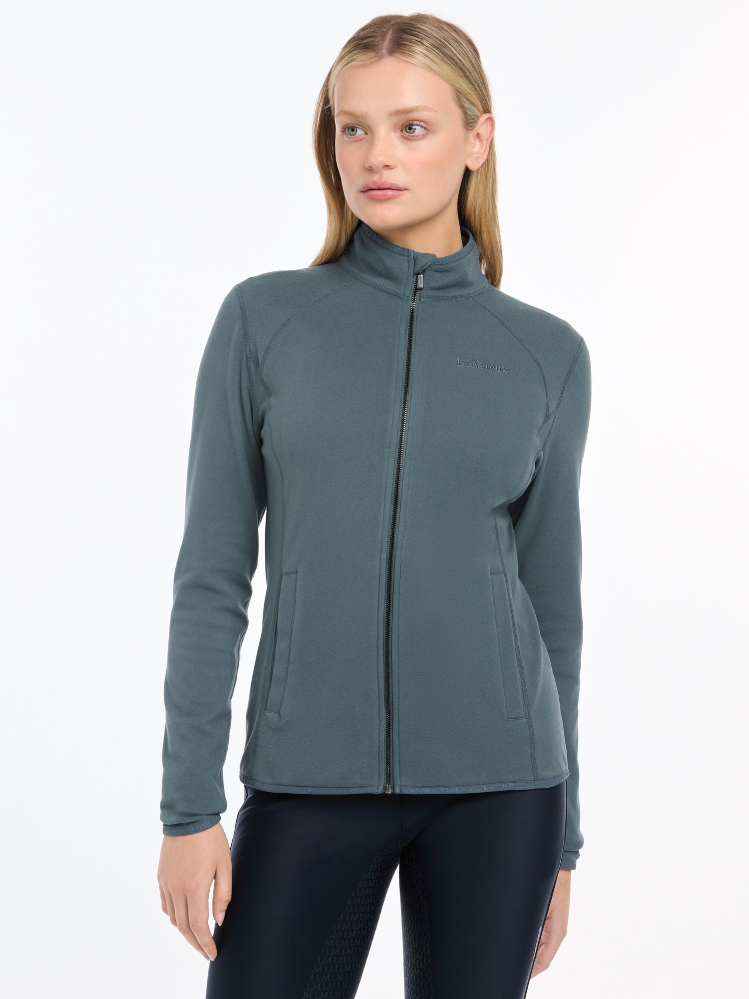 LeMieux Faye Fleece Zip Through - Petrol image 1