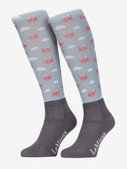 LeMieux Footsie Socks - Flying Pigs image 0