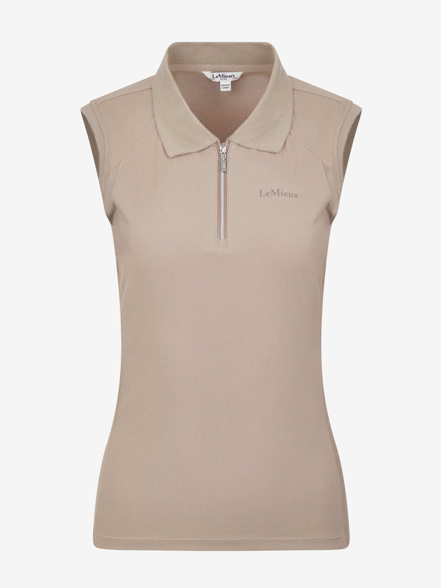 LeMieux Sleeveless Sport Polo - Mink image 1