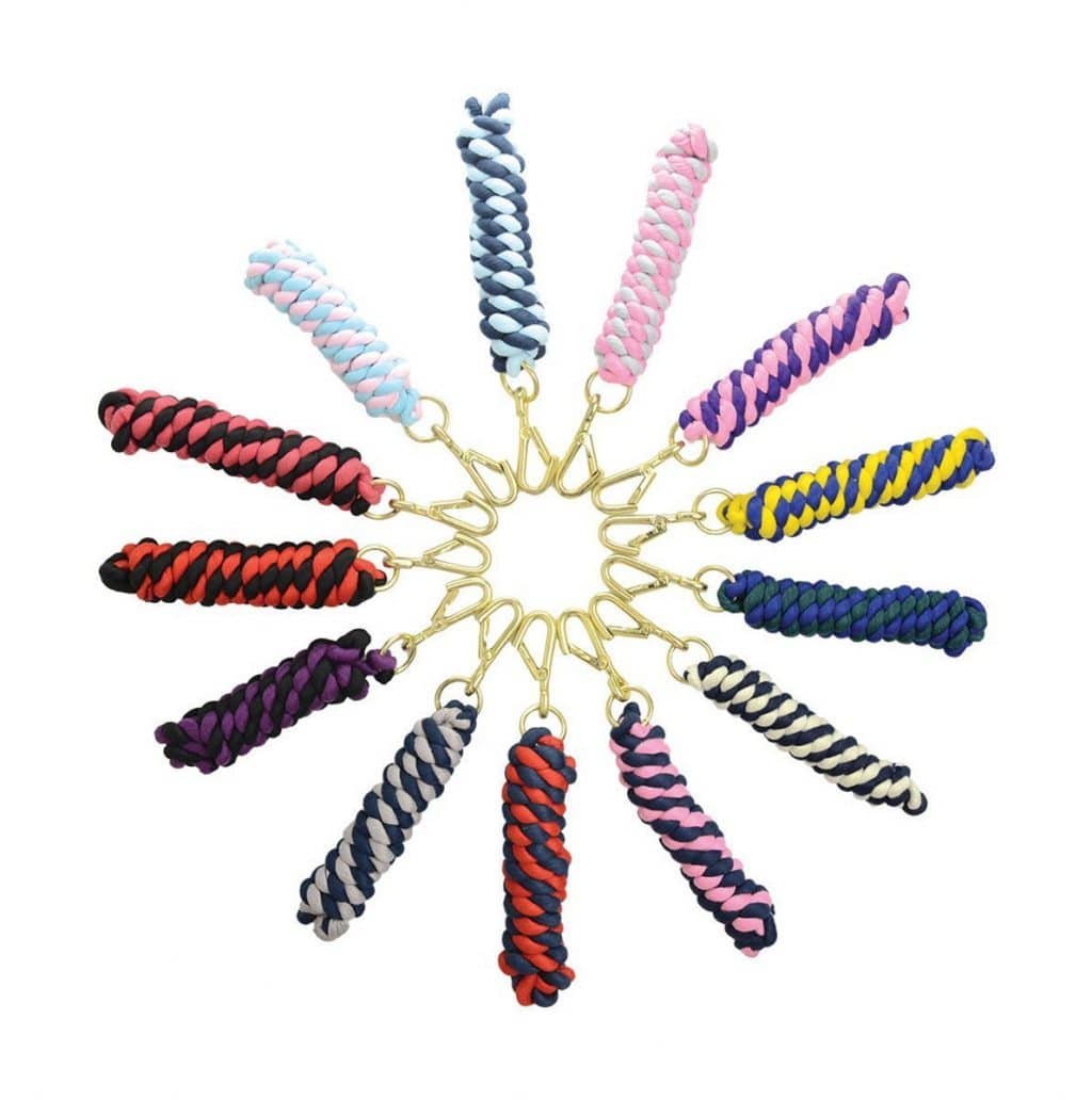 Hy Equestrian Two Tone Twisted Lead Rope image 0