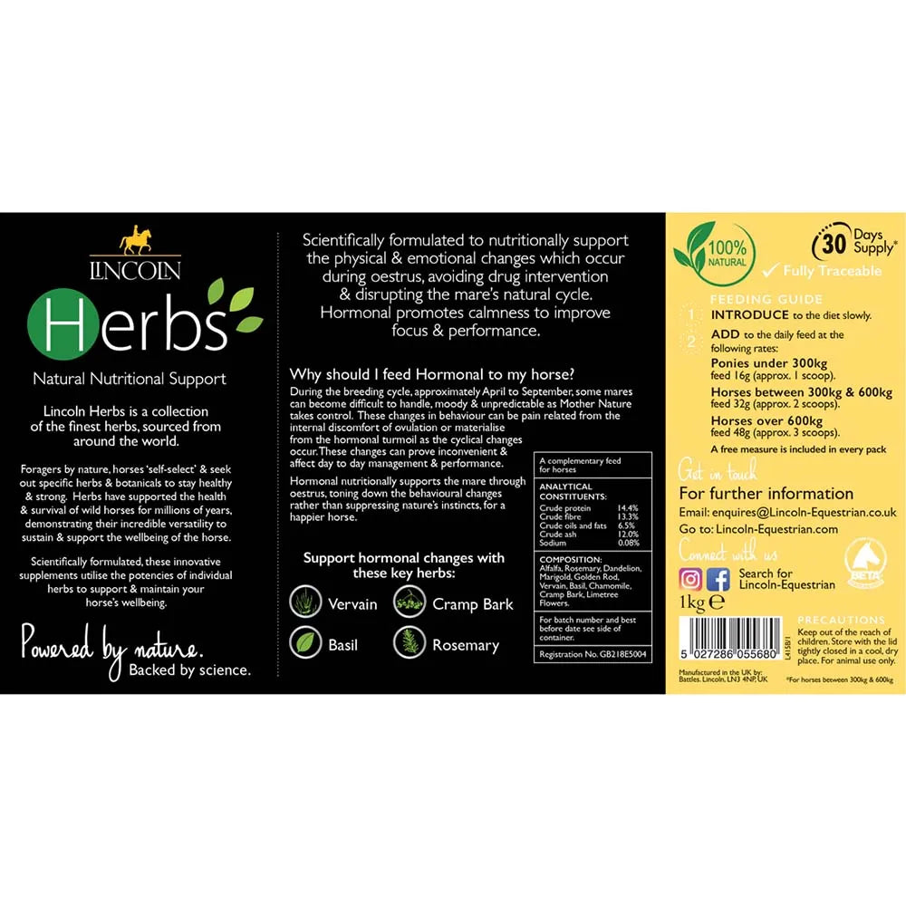 Lincoln Herbs Hormonal image 1