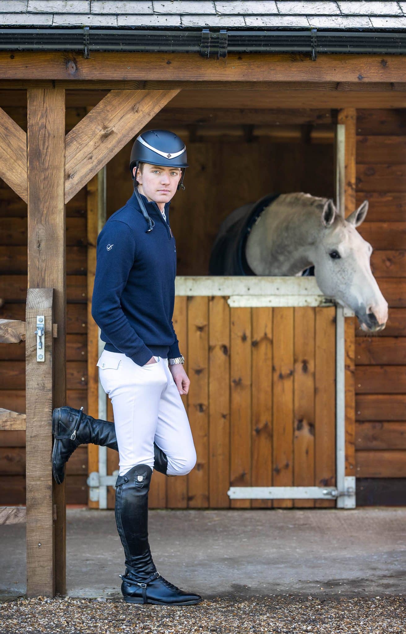 LeMieux Monsieur Mens Breeches - White image 0