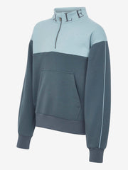 LeMieux Young Rider Kate Quarter Zip Sweat - Petrol/Glacier image 0