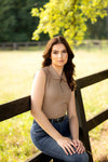 LeMieux Sleeveless Sport Polo - Mink image 4