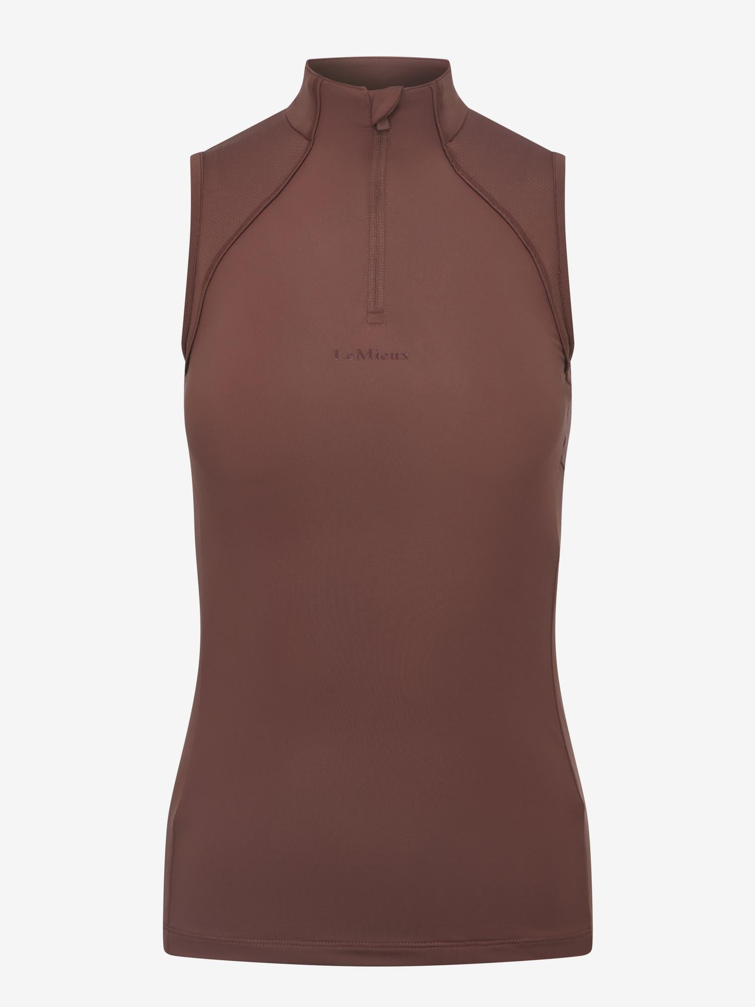 LeMieux Maria Mesh Sleeveless Baselayer - Rosewood image 0