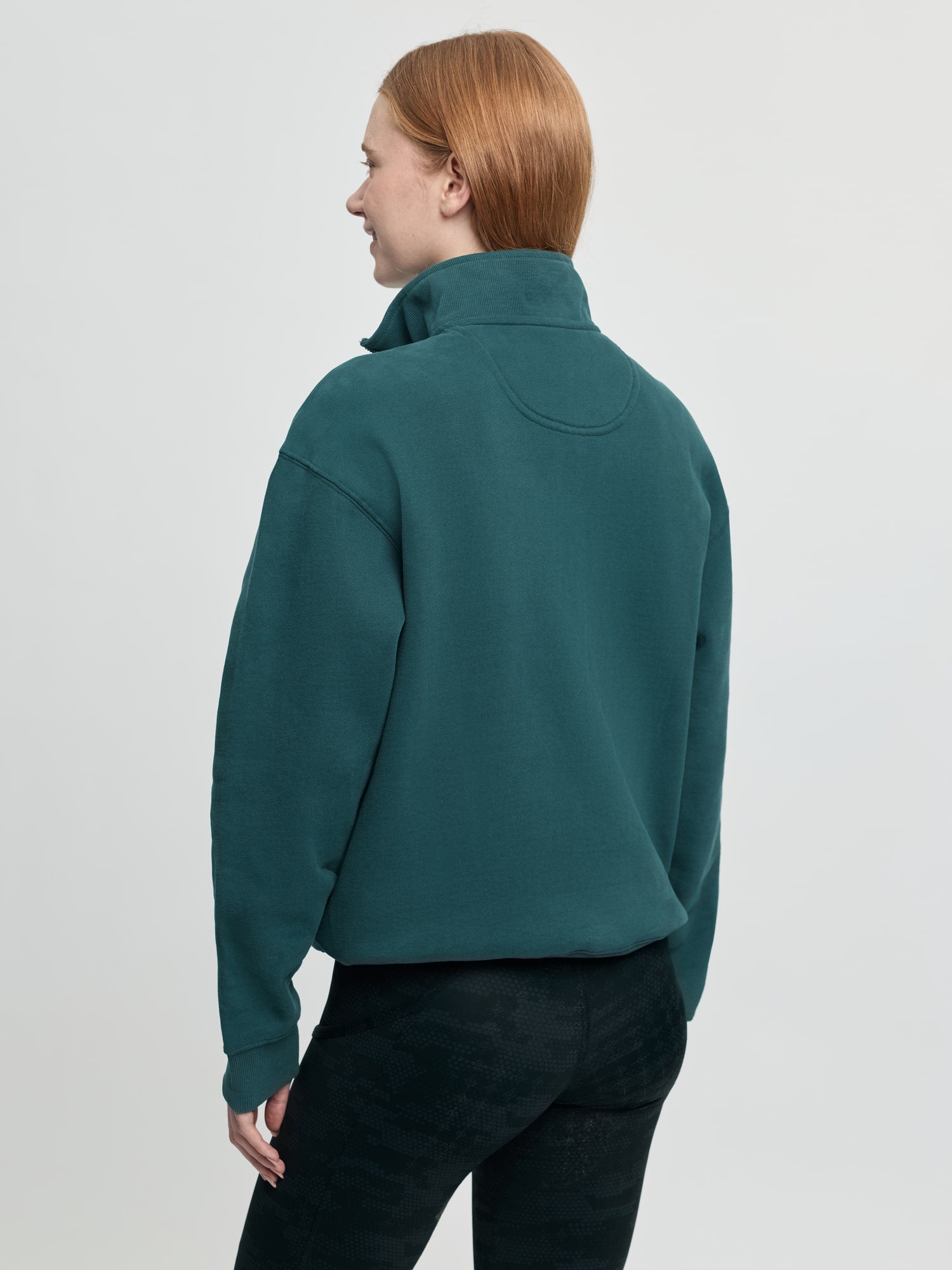 LeMieux Kelsie Quarter Neck Sweat - Jungle image 1
