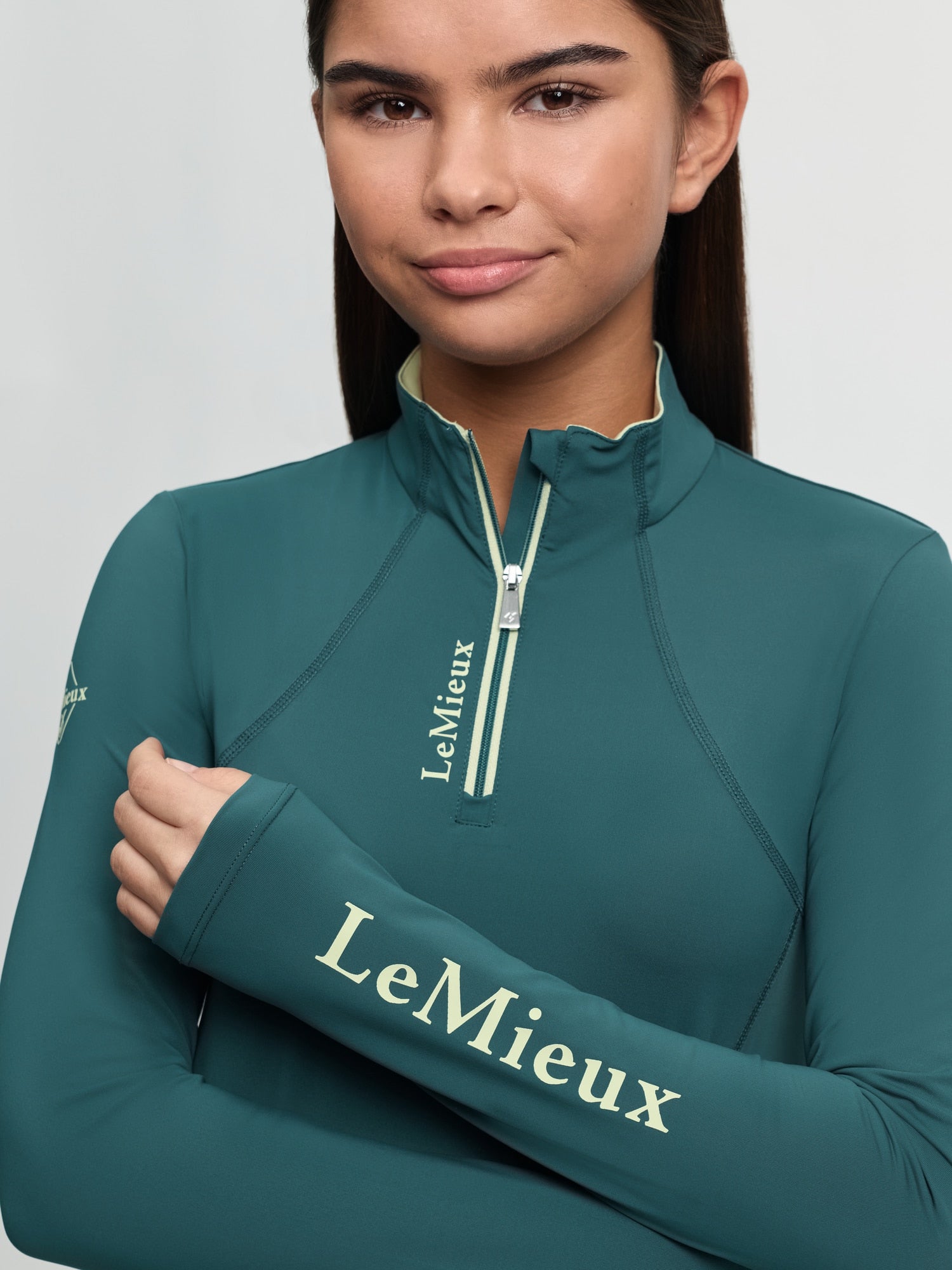 LeMieux Young Rider Classique Base Layer - Jungle image 2