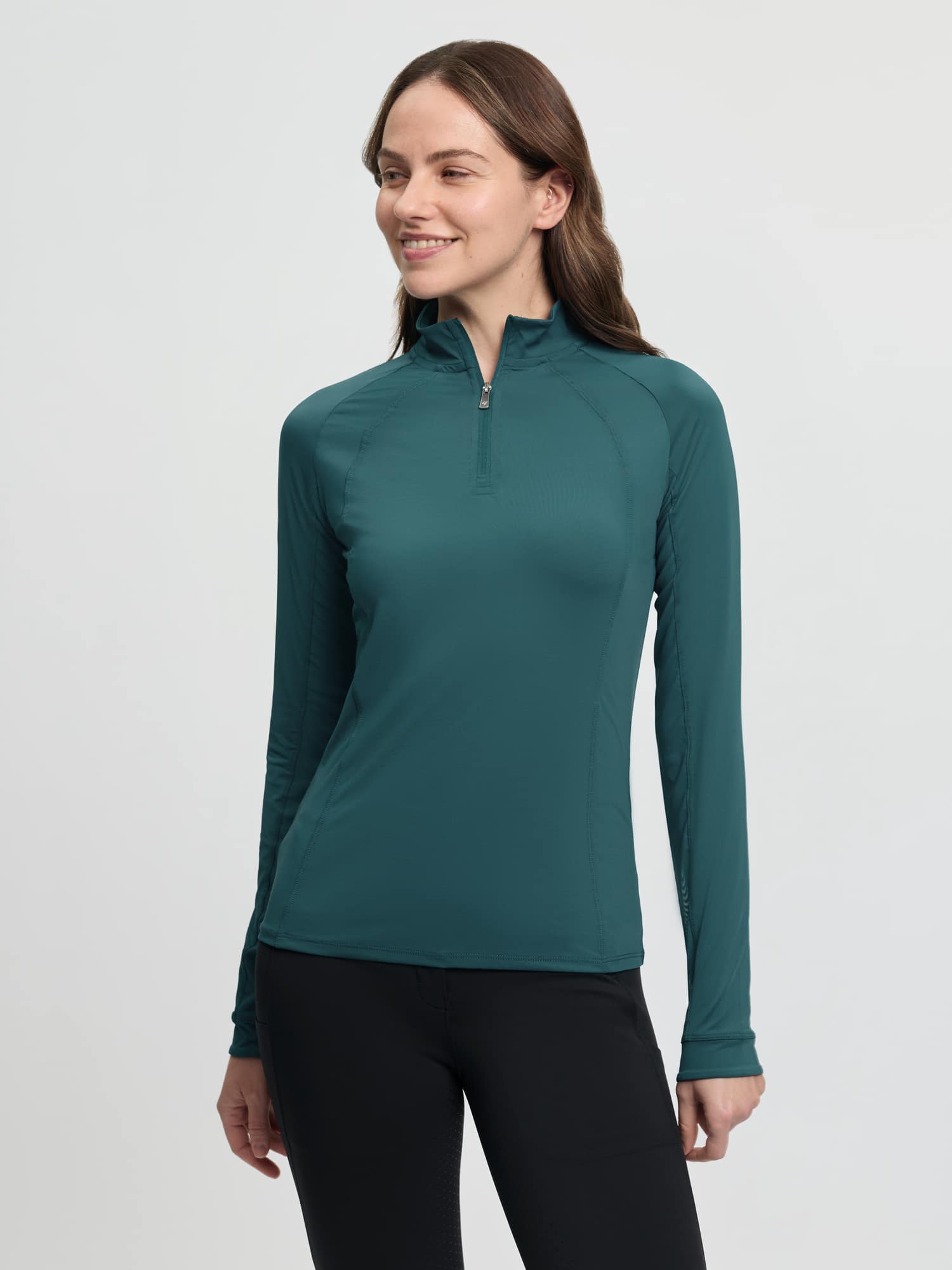 LeMieux Halle Lightweight Base Layer - Jungle image 1