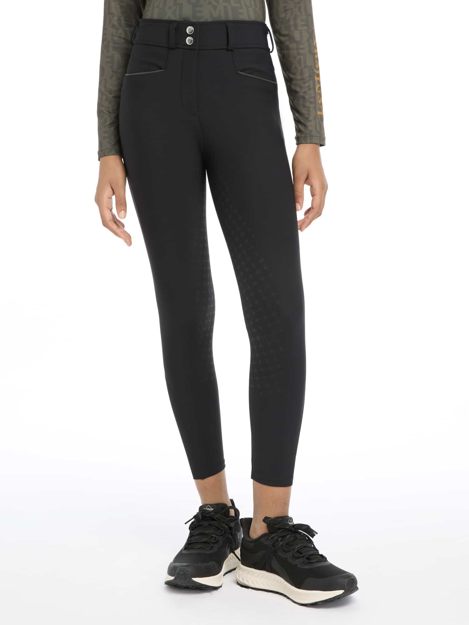 LeMieux Young Rider Izzy Full Seat Breeches - Black image 3