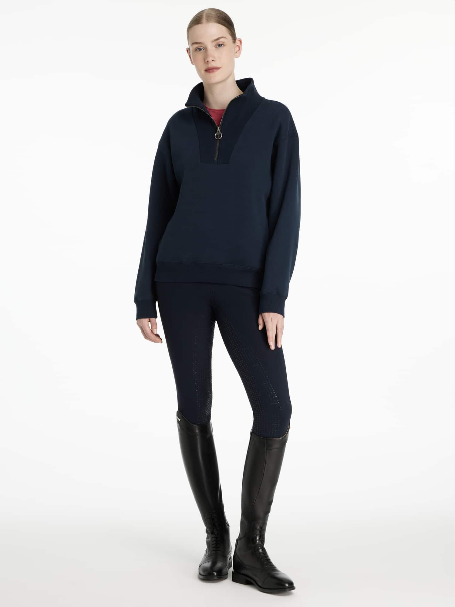 LeMieux Keira Quarter Neck Sweat - Navy image 5