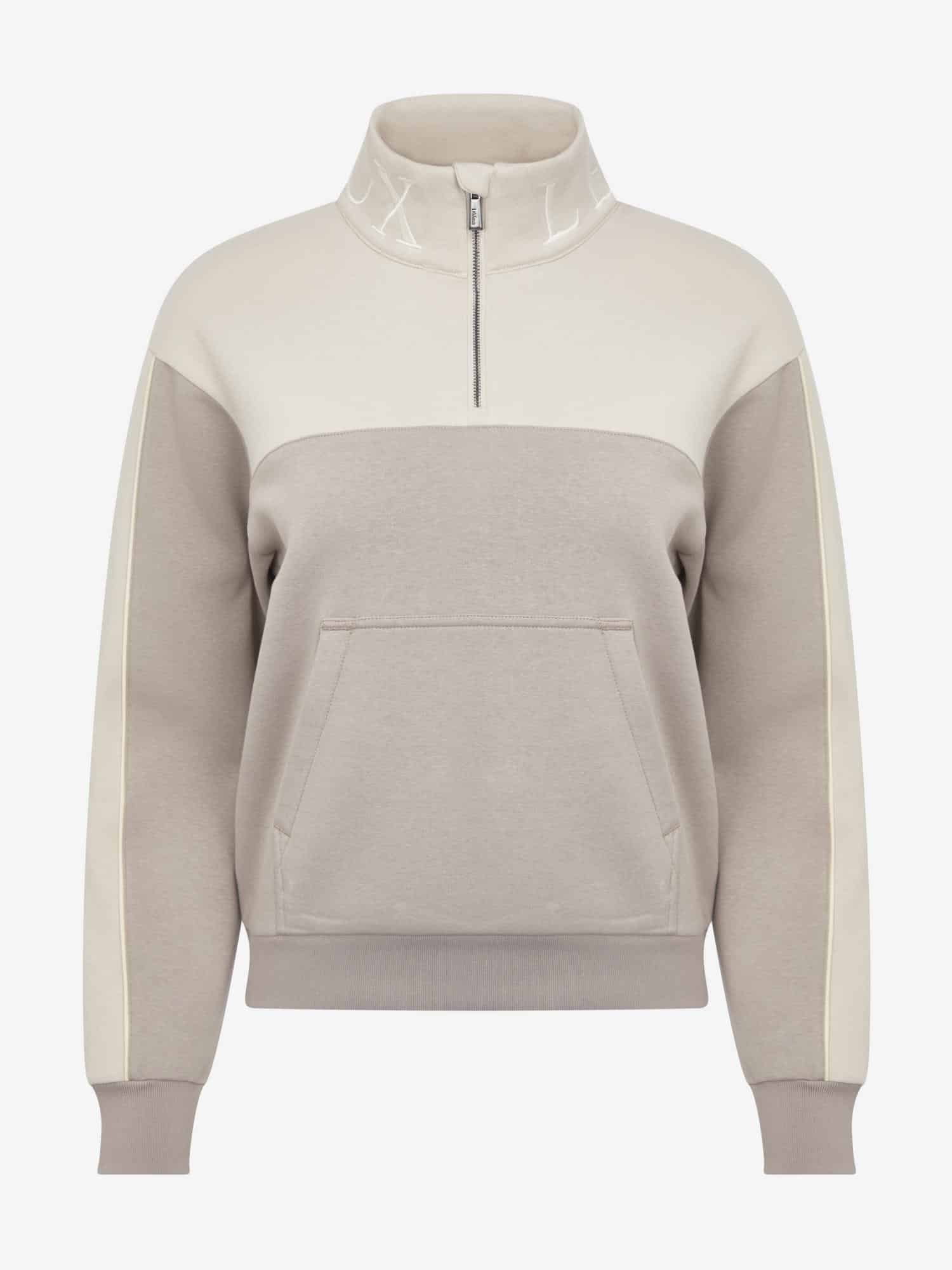 LeMieux Kali Quarter Zip Sweat - Ash/Stone image 0