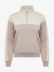 LeMieux Kali Quarter Zip Sweat - Ash/Stone image 0