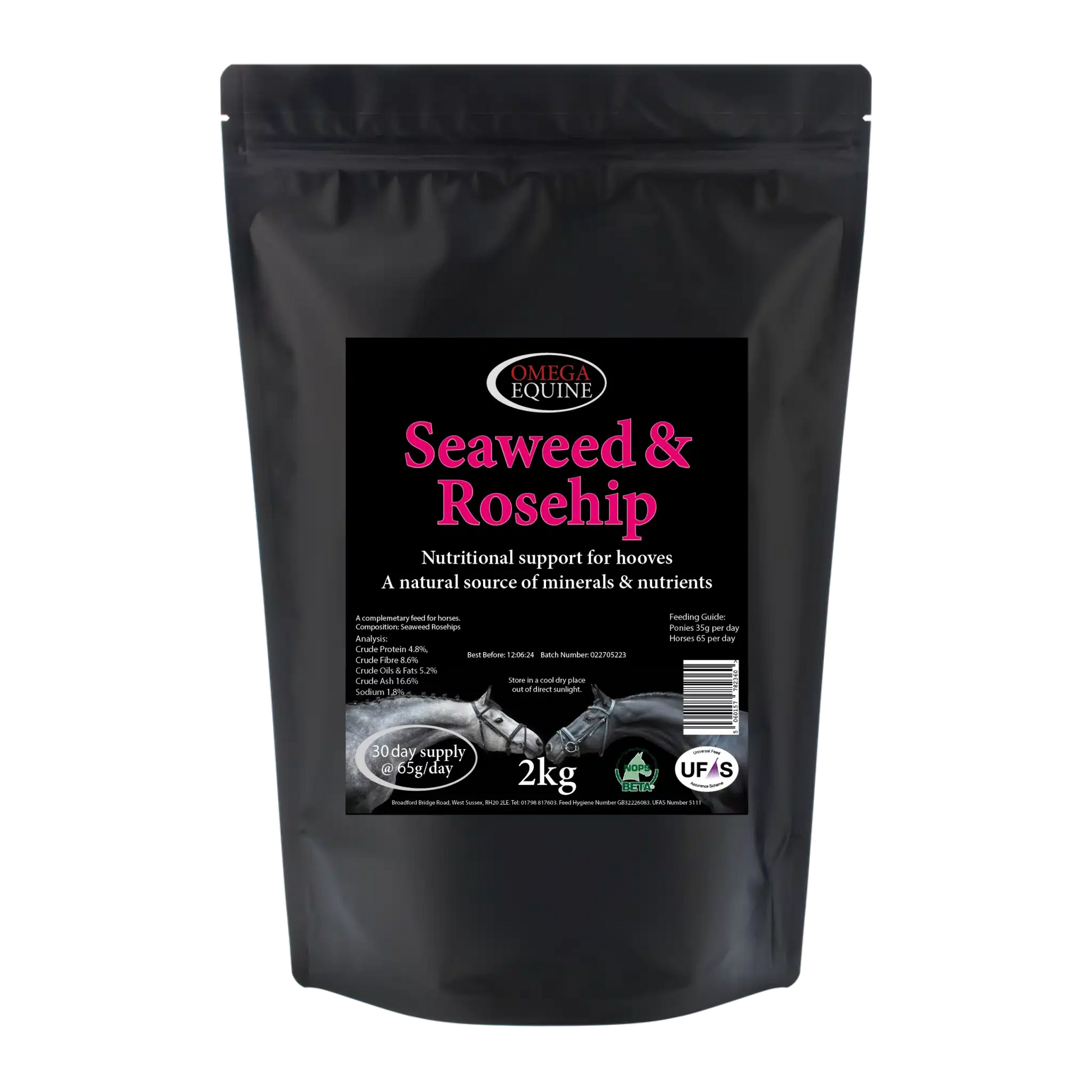 Omega Equine Seaweed & Rosehips - 2 Kg