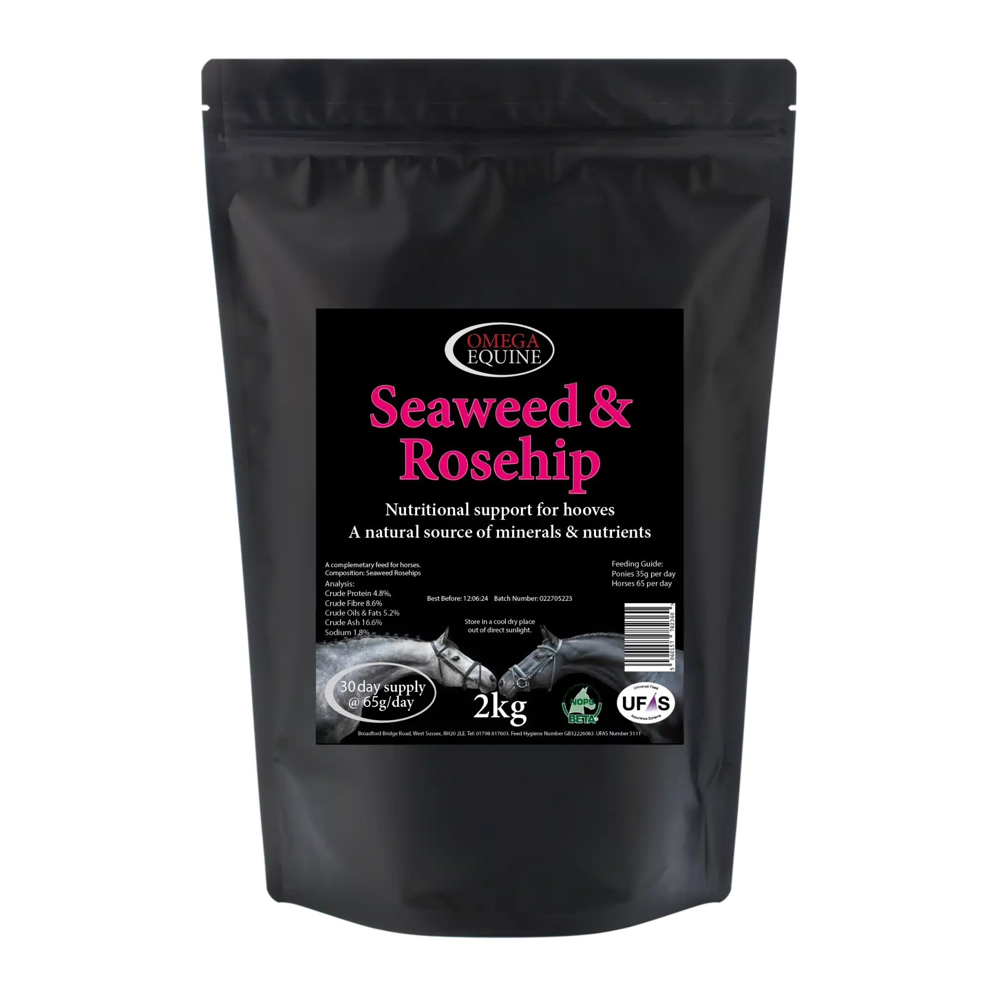 Omega Equine Seaweed & Rosehips - 2 Kg
