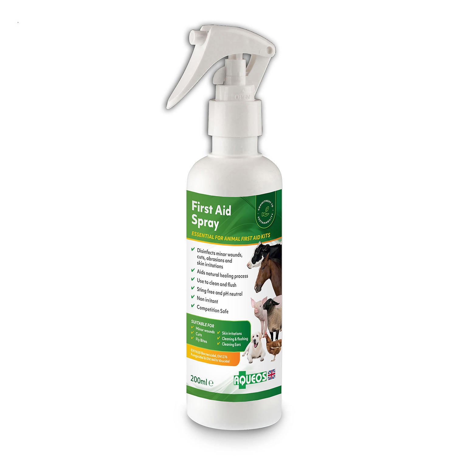 Aqueos First Aid Spray - 200 Ml