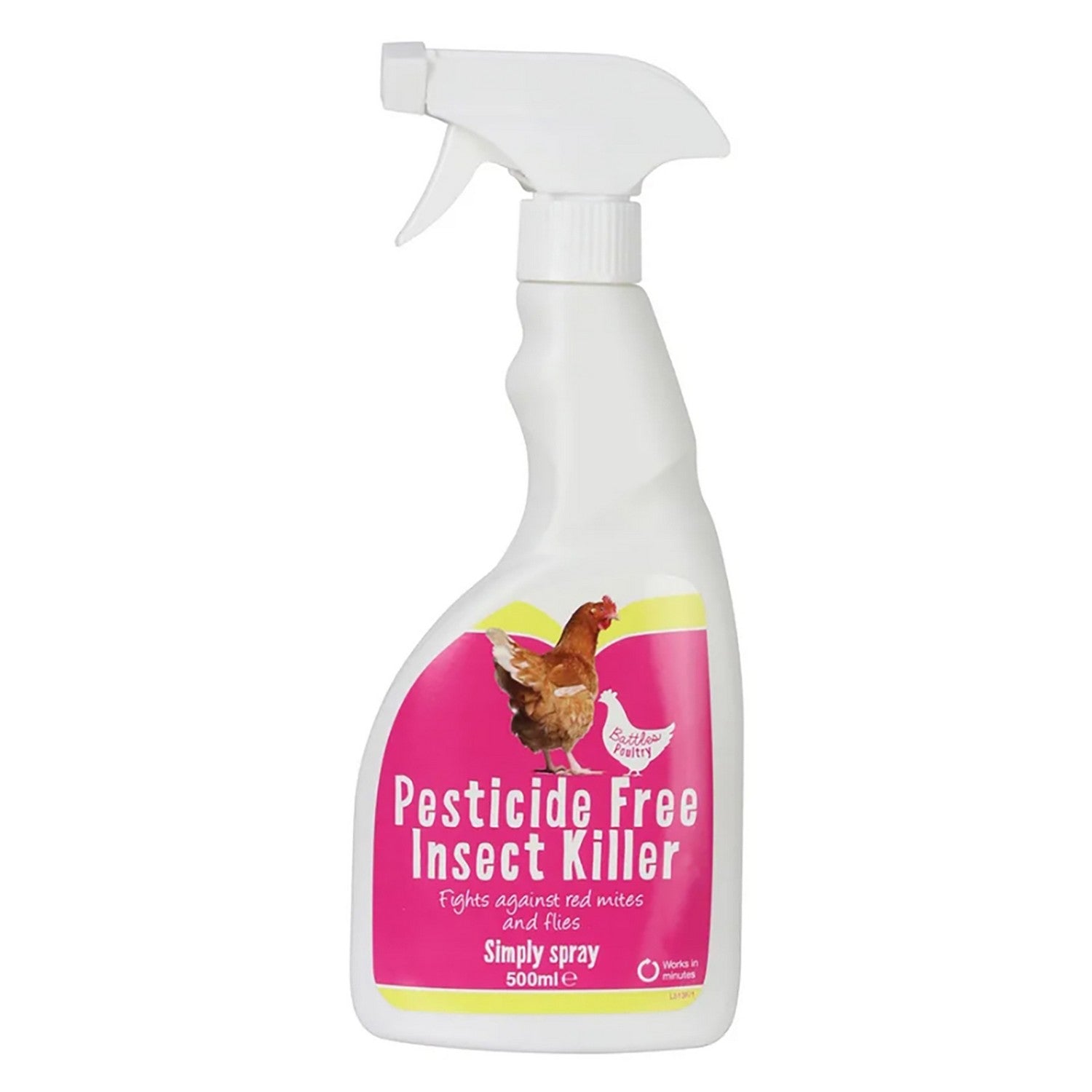 Battles Poultry Pesticide Free Insect Killer - 500 Ml
