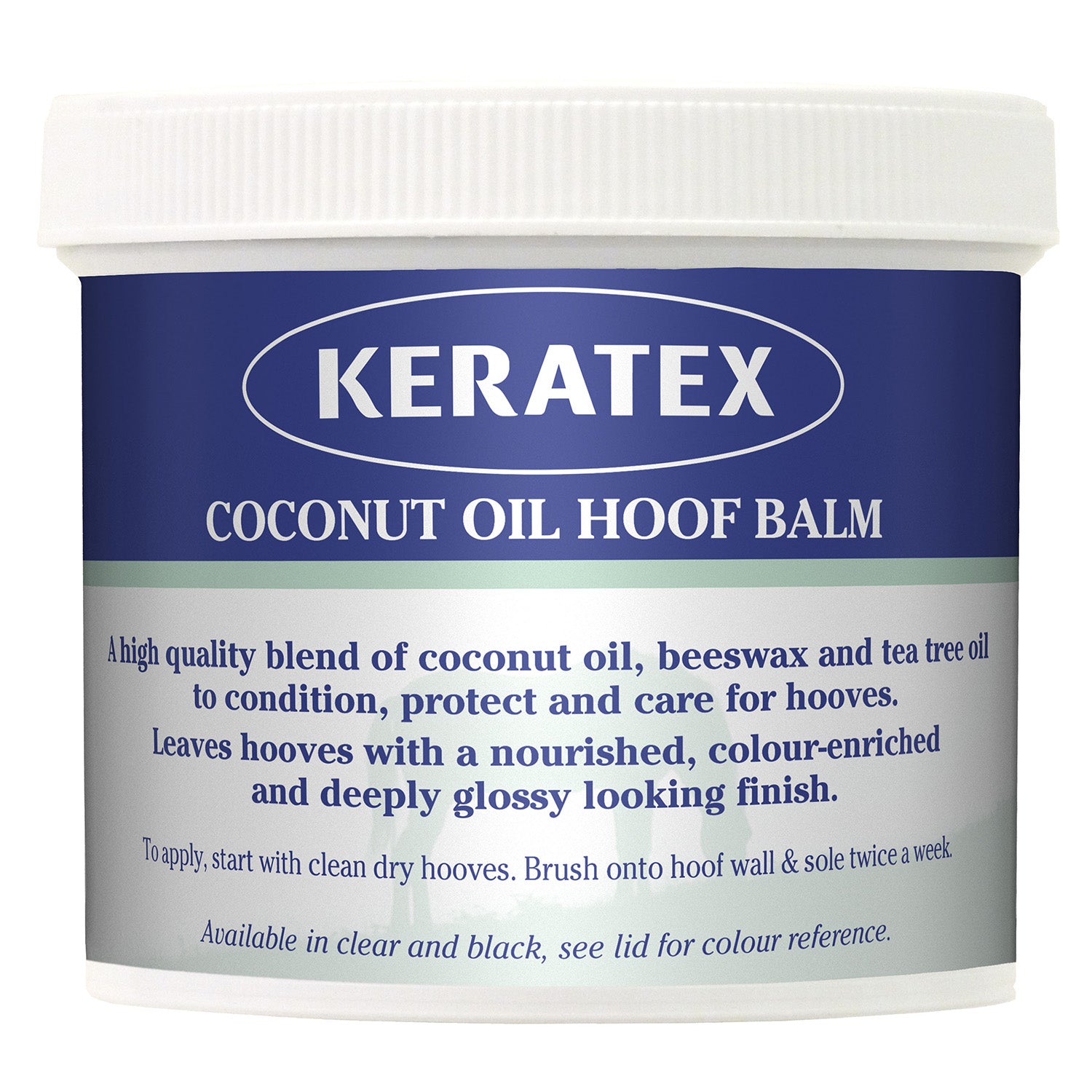 Keratex Coconut Oil Hoof Balm - 400 Gm - Black