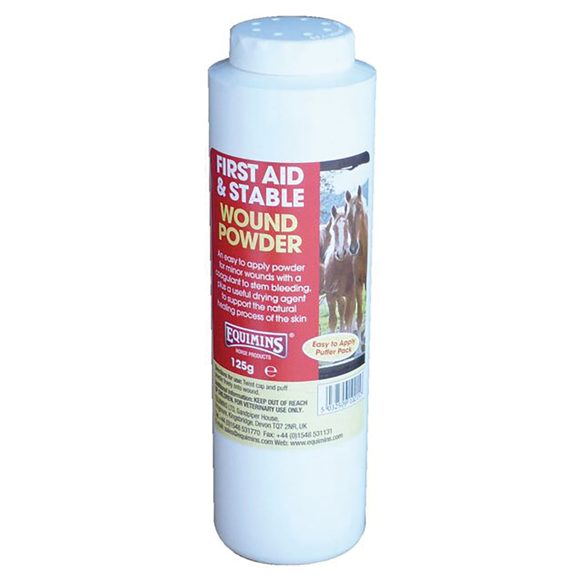 Equimins Wound Powder - 125 Gm Puffer Bottle