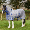 Firefoot Fixed Neck Fly Rug Grey/Blue - 6' 0" - Grey/Blue - Fly Rug