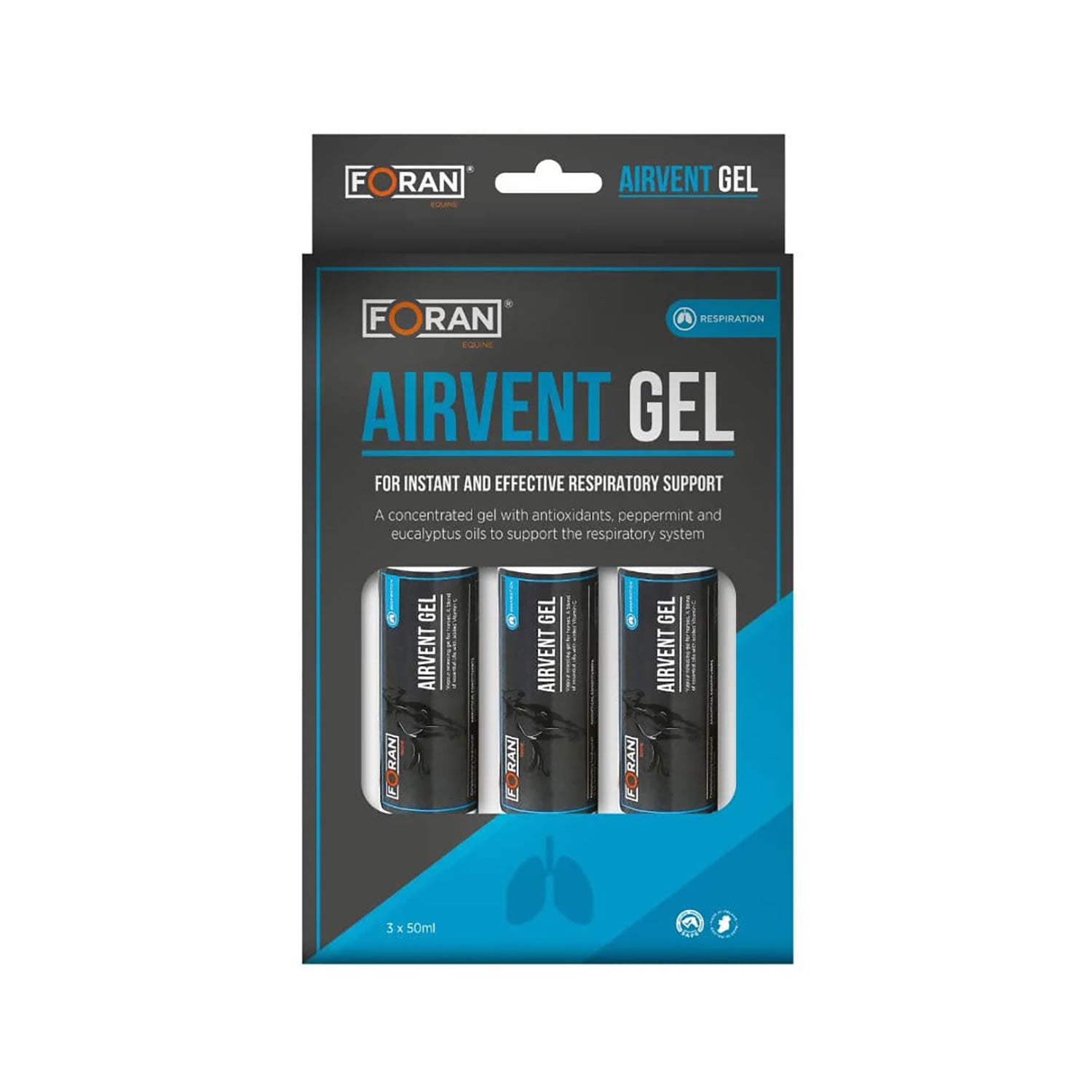 Foran Equine Airvent Gel Triple Pack - 3 X 50 Ml
