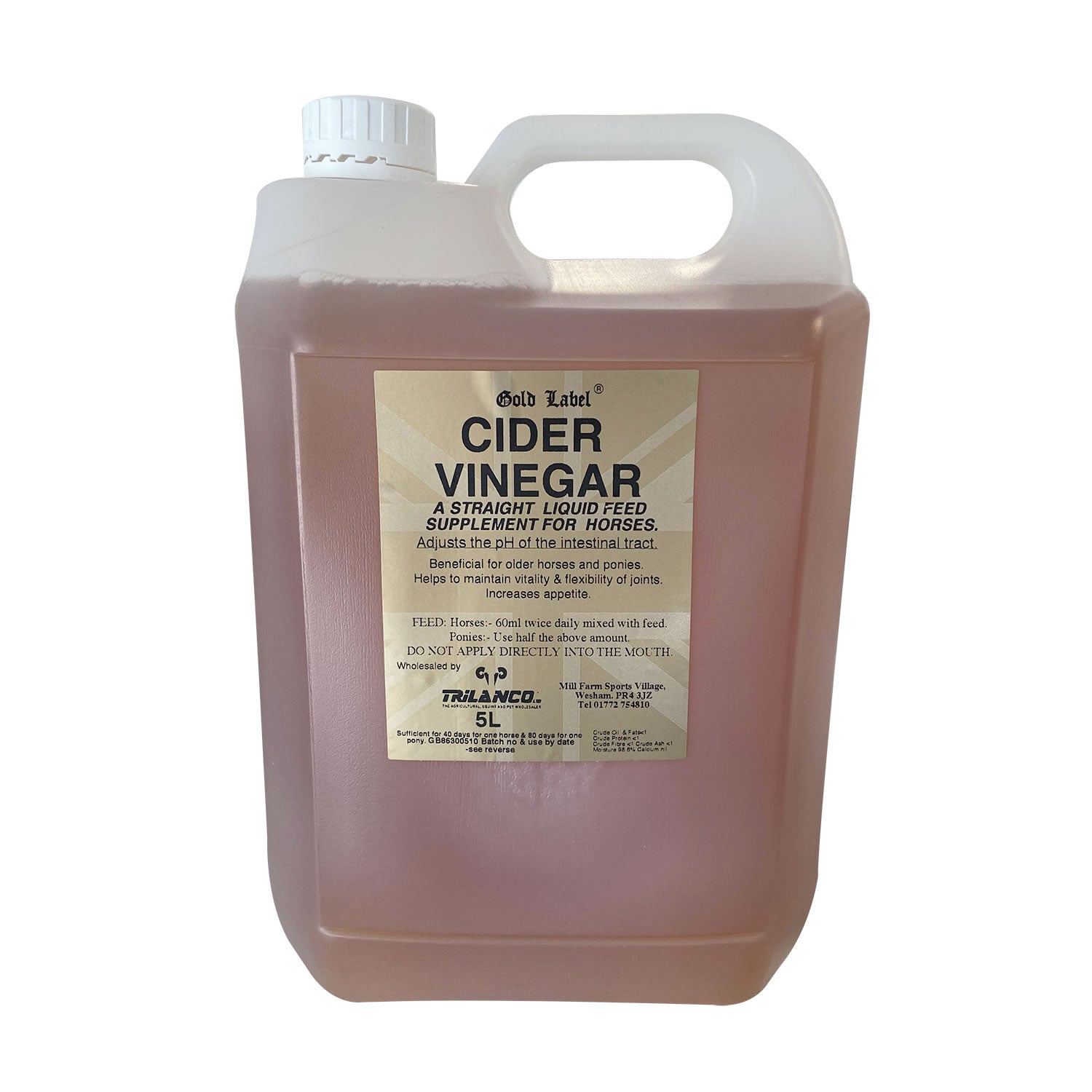 Gold Label Cider Vinegar - 5 Lt