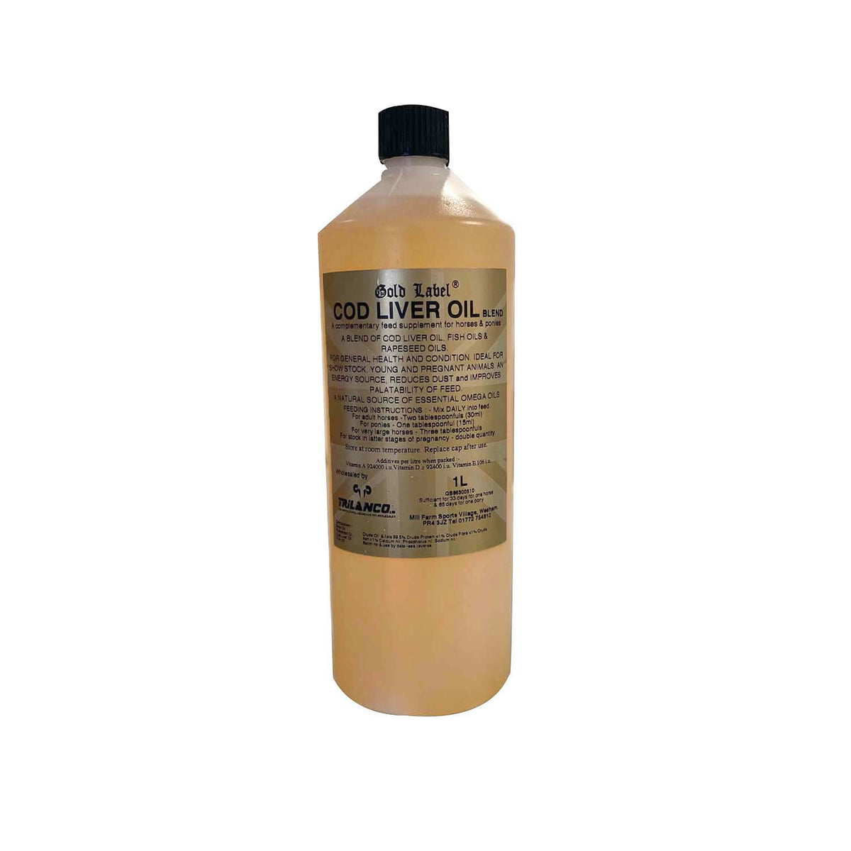 Gold Label Cod Liver Oil - 1 Lt