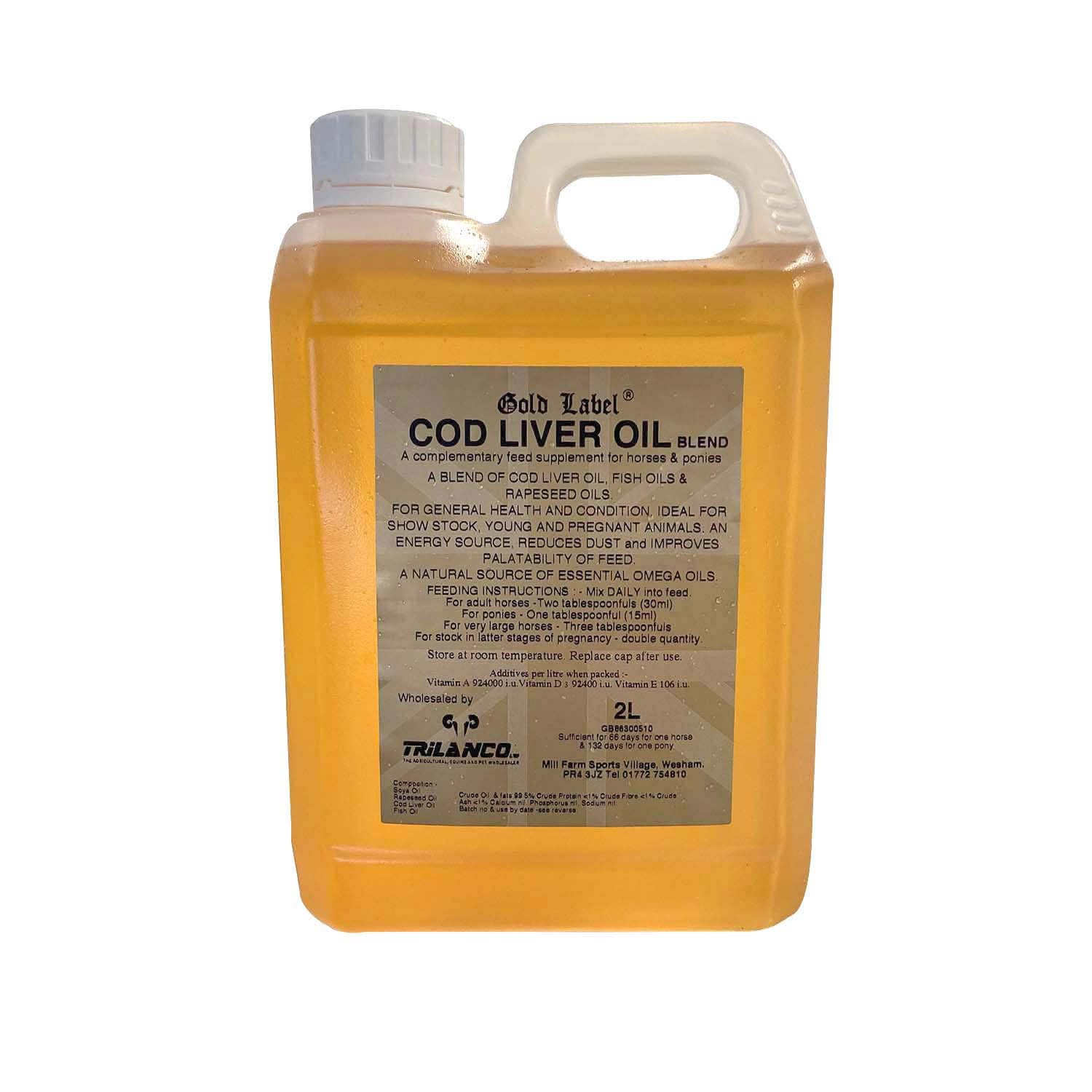 Gold Label Cod Liver Oil - 2 Lt