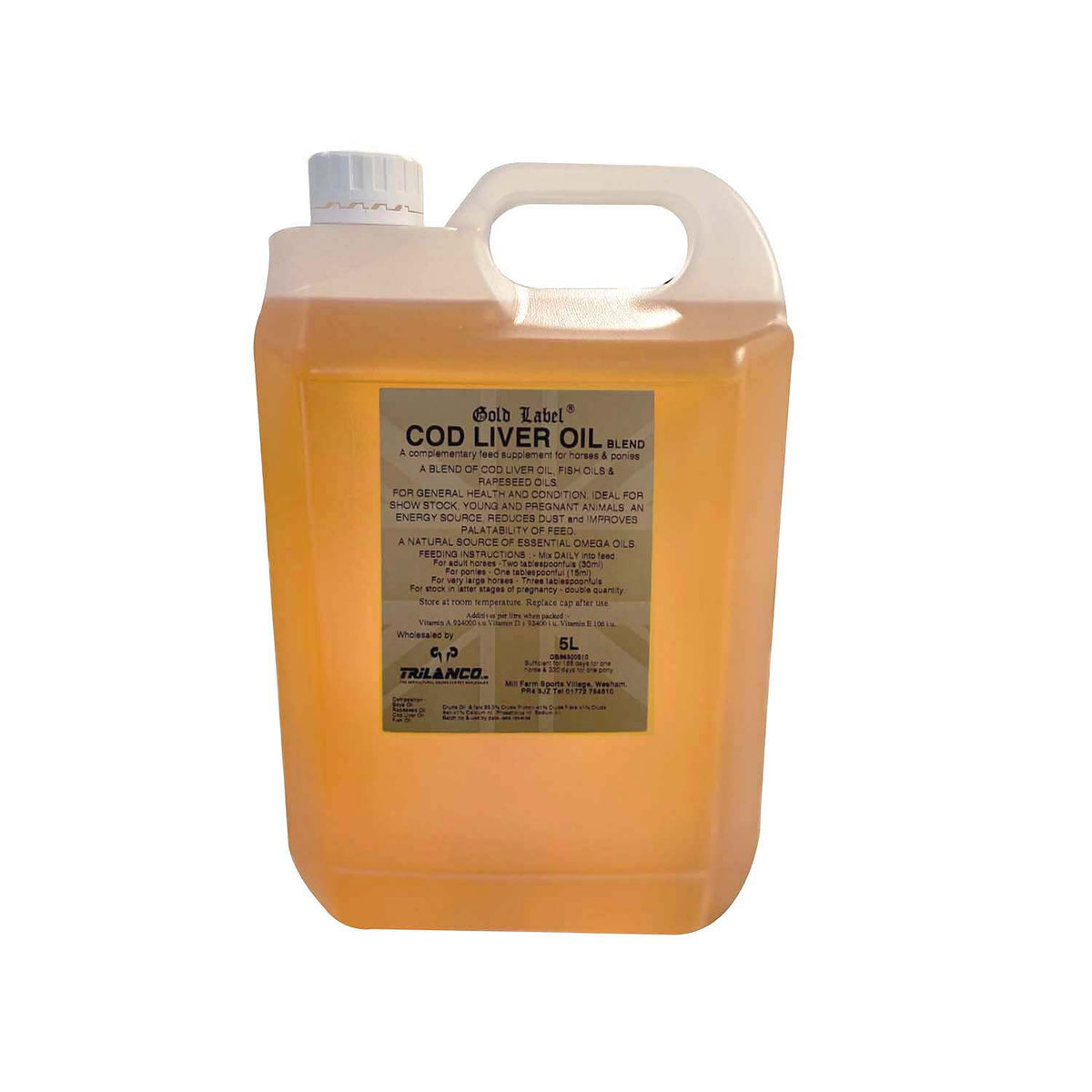 Gold Label Cod Liver Oil - 5 Lt
