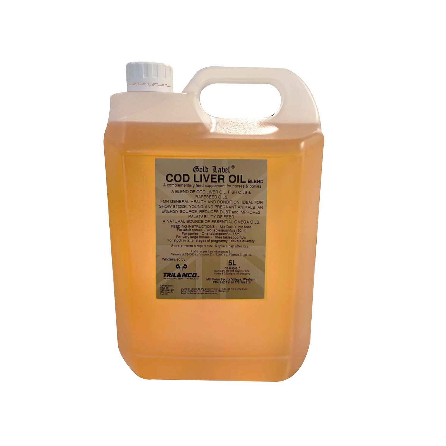 Gold Label Cod Liver Oil - 5 Lt