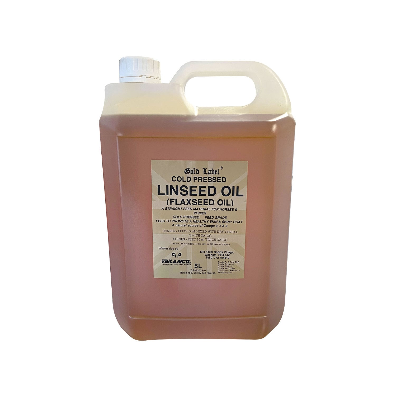 Gold Label Linseed Oil - 5 Lt