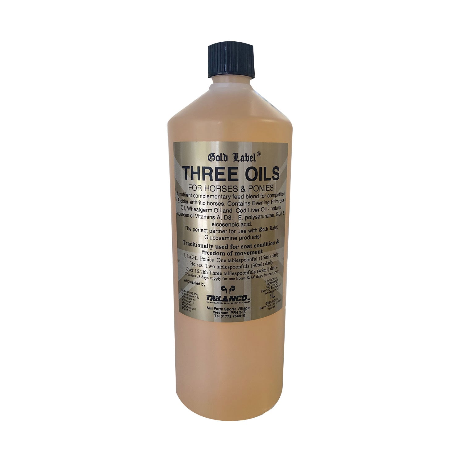 Gold Label Three Oils - 1 Lt