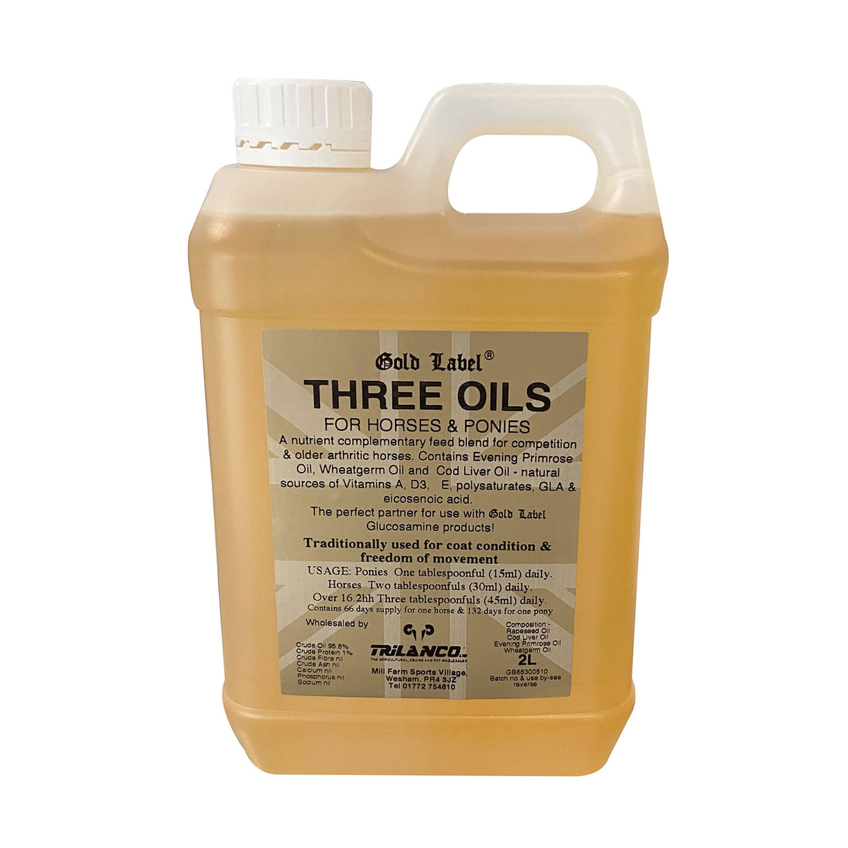 Gold Label Three Oils - 2 Lt