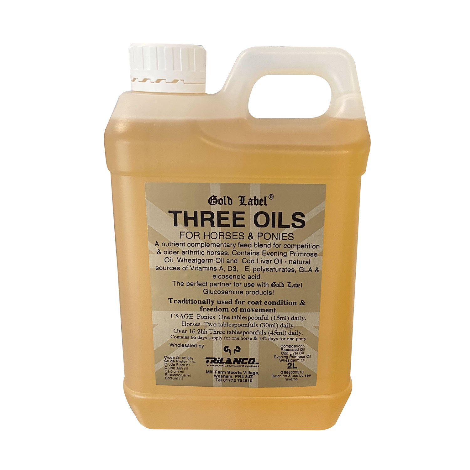 Gold Label Three Oils - 2 Lt