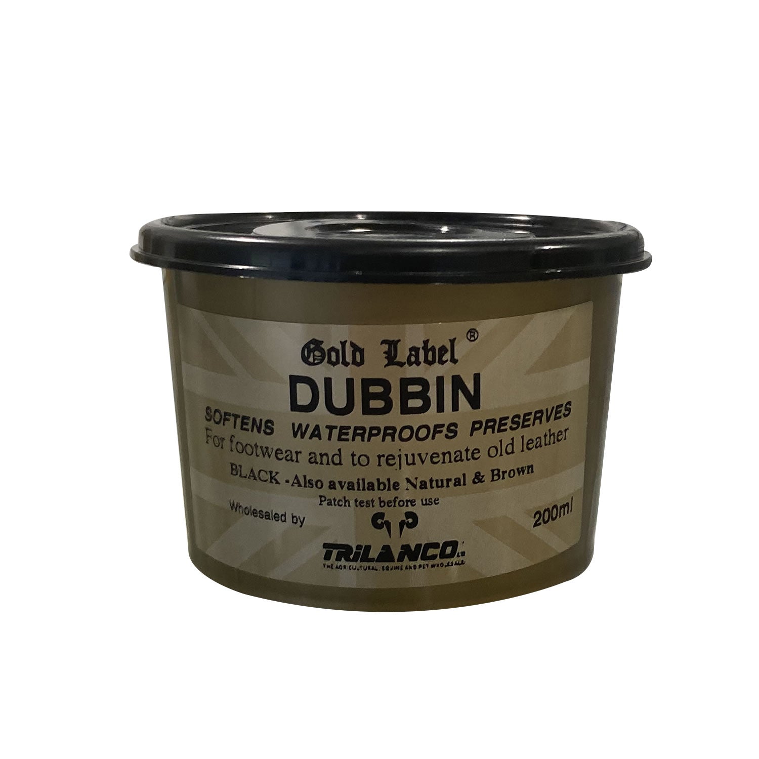 Gold Label Dubbin - 200 Ml - Black
