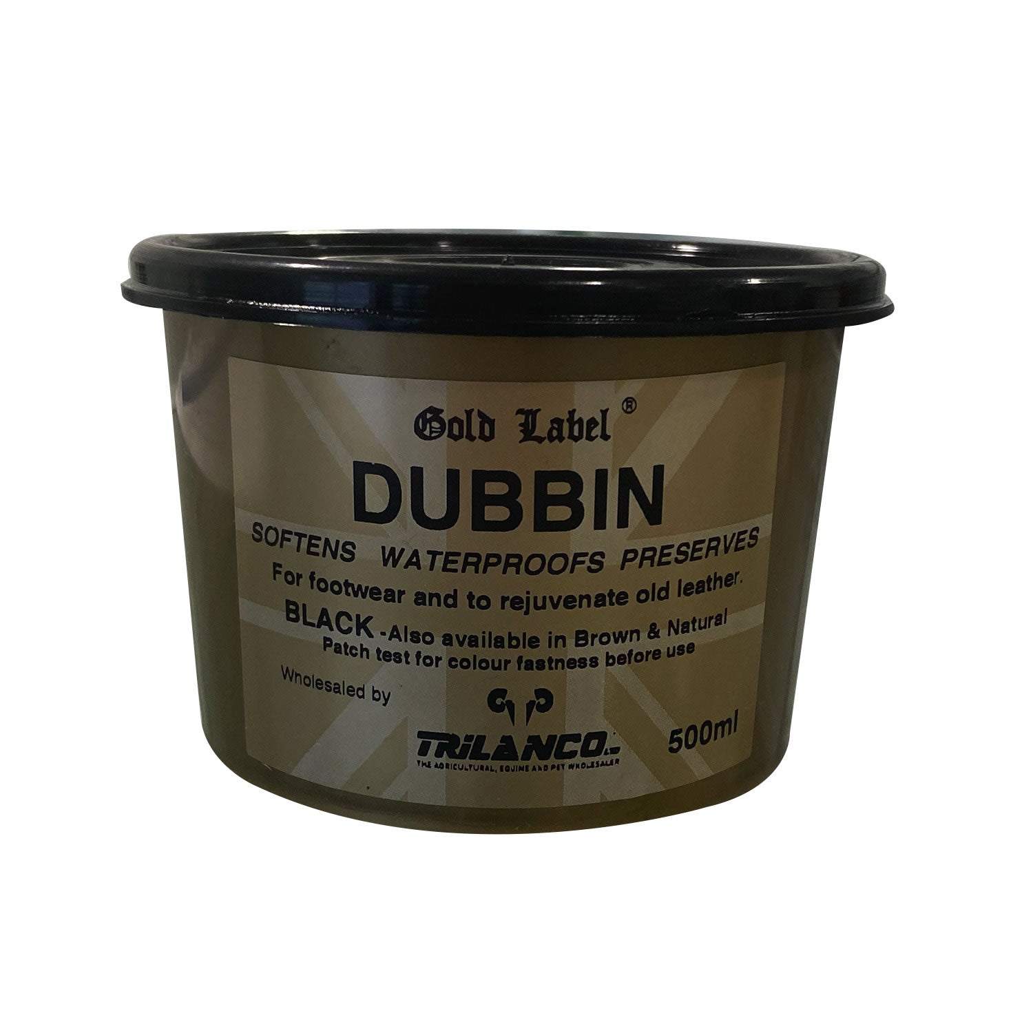 Gold Label Dubbin - 500 Ml - Black