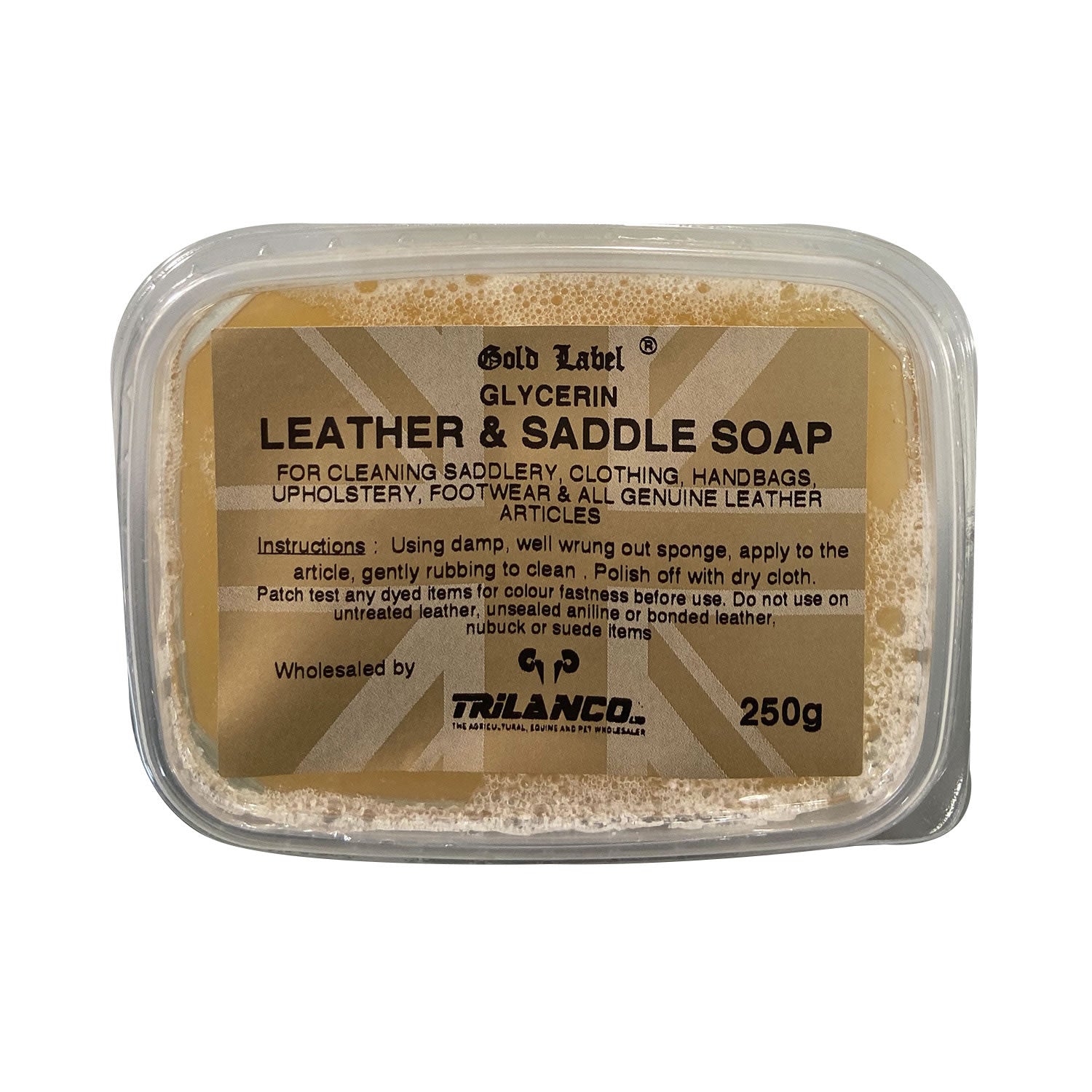 Gold Label Glycerin Leather & Saddle Soap - 250 Gm