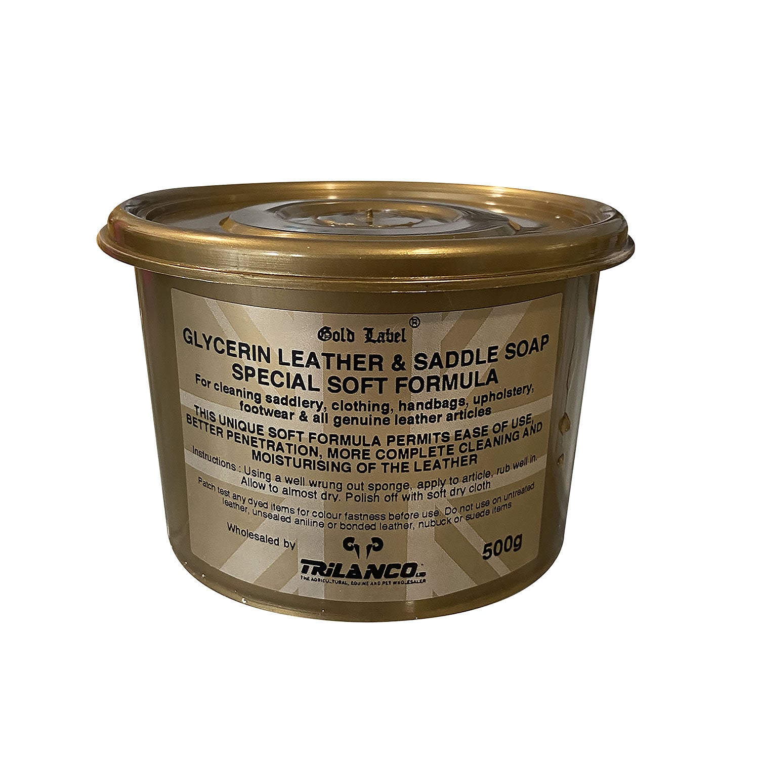 Gold Label Glycerin Leather & Saddle Soap - 500 Gm