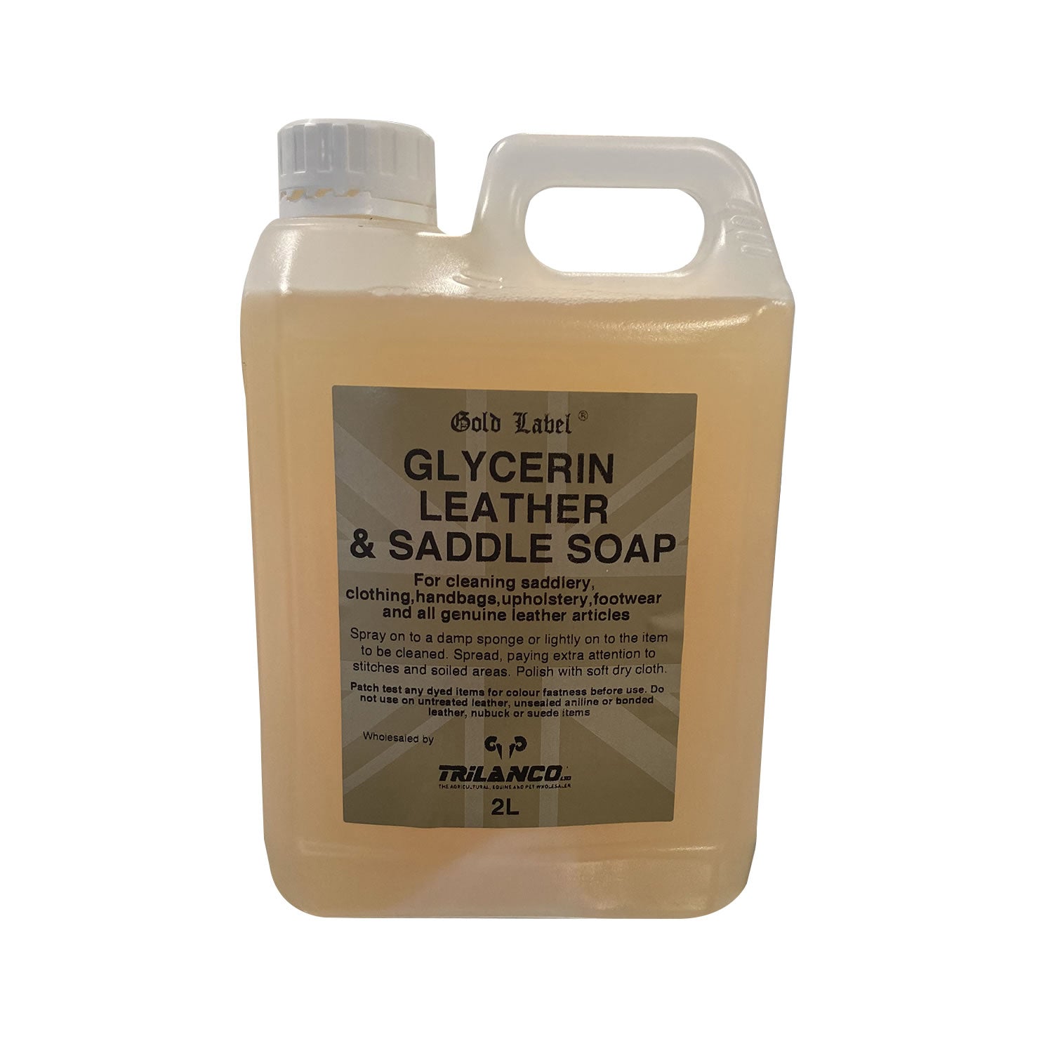 Gold Label Glycerin Leather & Saddle Soap Liquid - 2 Lt