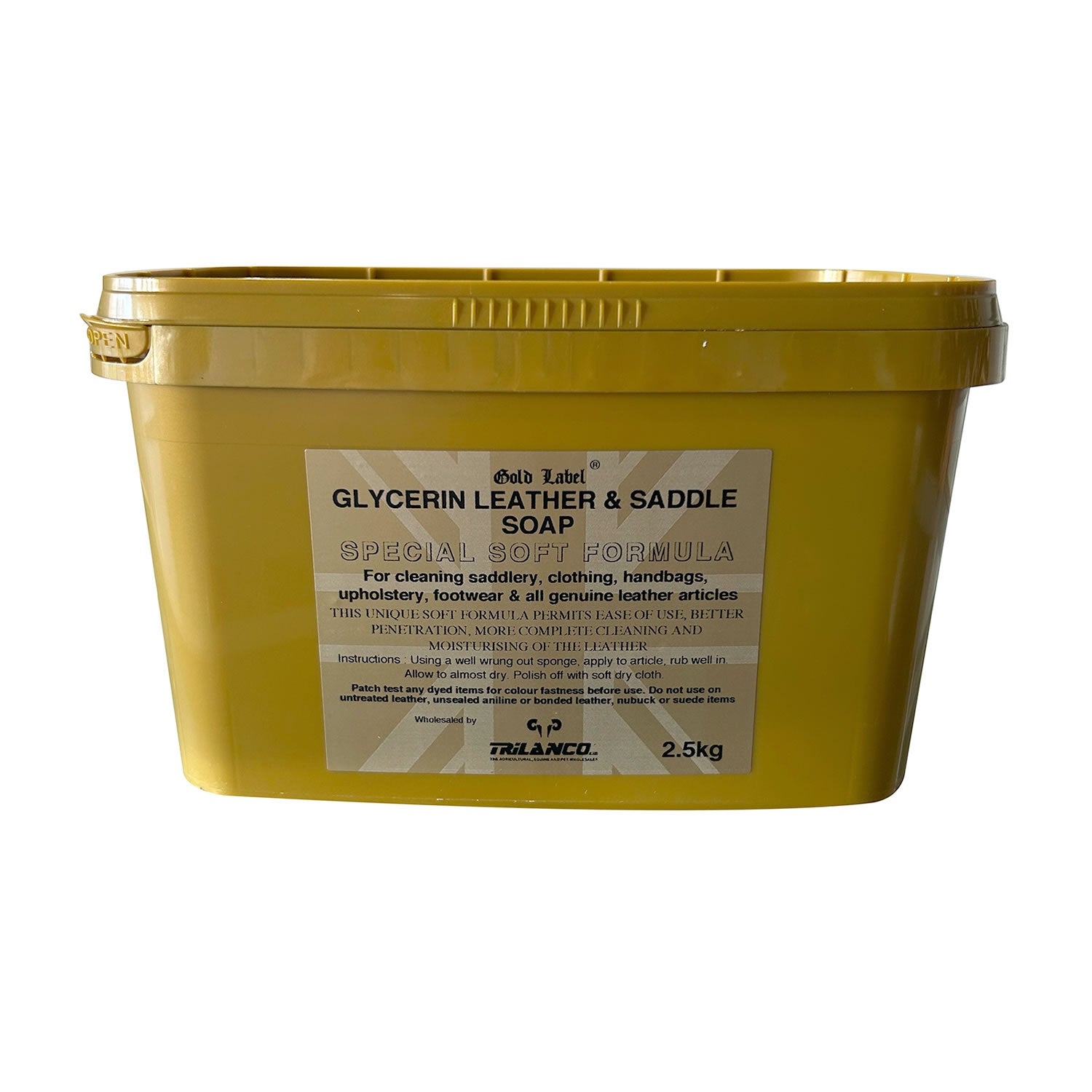 Gold Label Glycerin Leather & Saddle Soap Soft Formula - 2.5 Kg