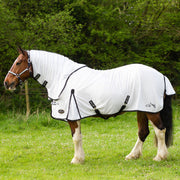 Gallop Dual 5-Point Fly Rug/Neck Set White - 5' 6" - White - Fly Rug