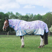 Gallop Trojan Combo Mesh Fly Rug Pegacorn - 5' 6" - Pegacorn - Fly Rug