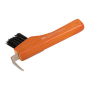 Progroom Luxury Hoof Pick Brush By Hy Equestrian - Tan