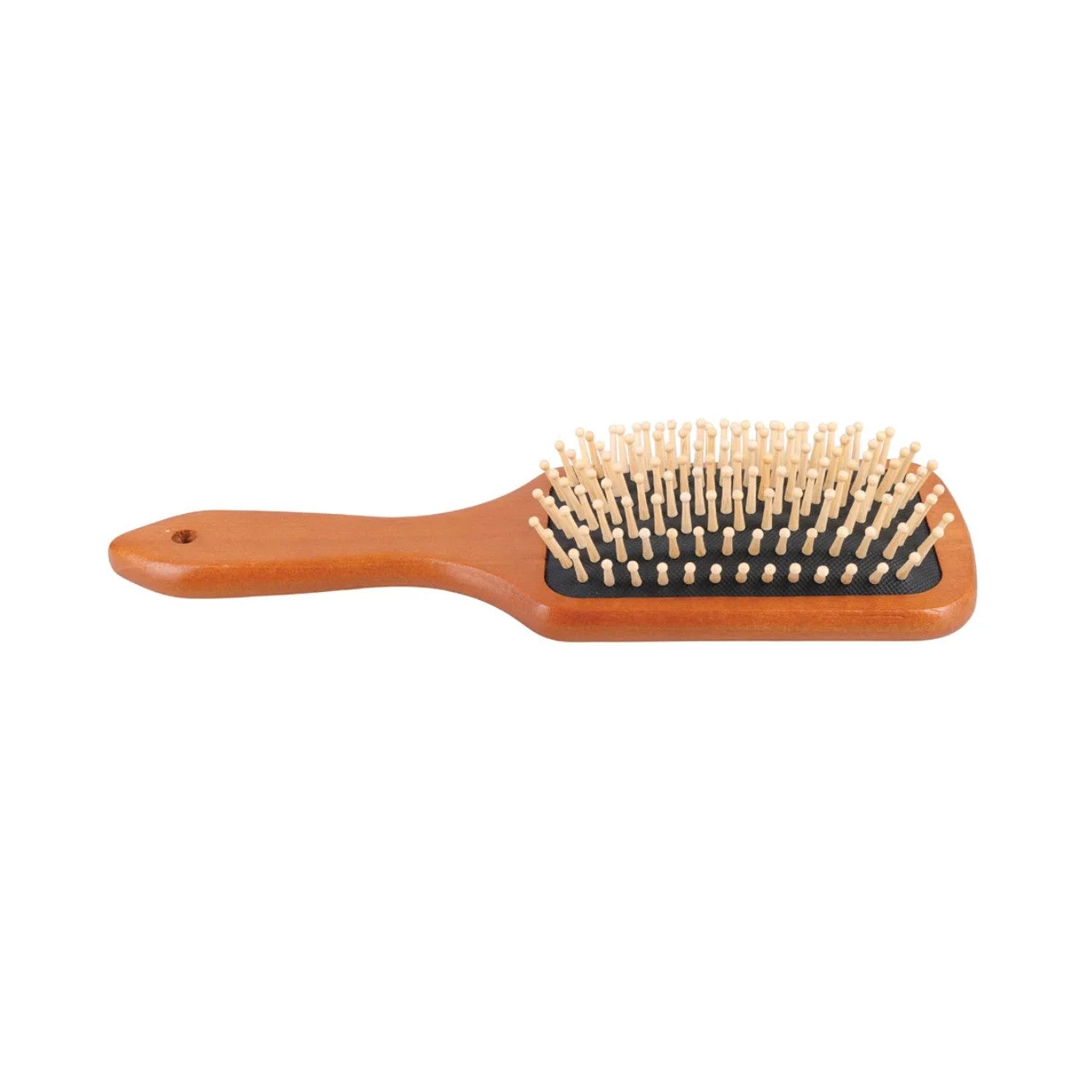 Progroom Luxury Wooden Mane & Tail Brush By Hy Equestrian - Tan