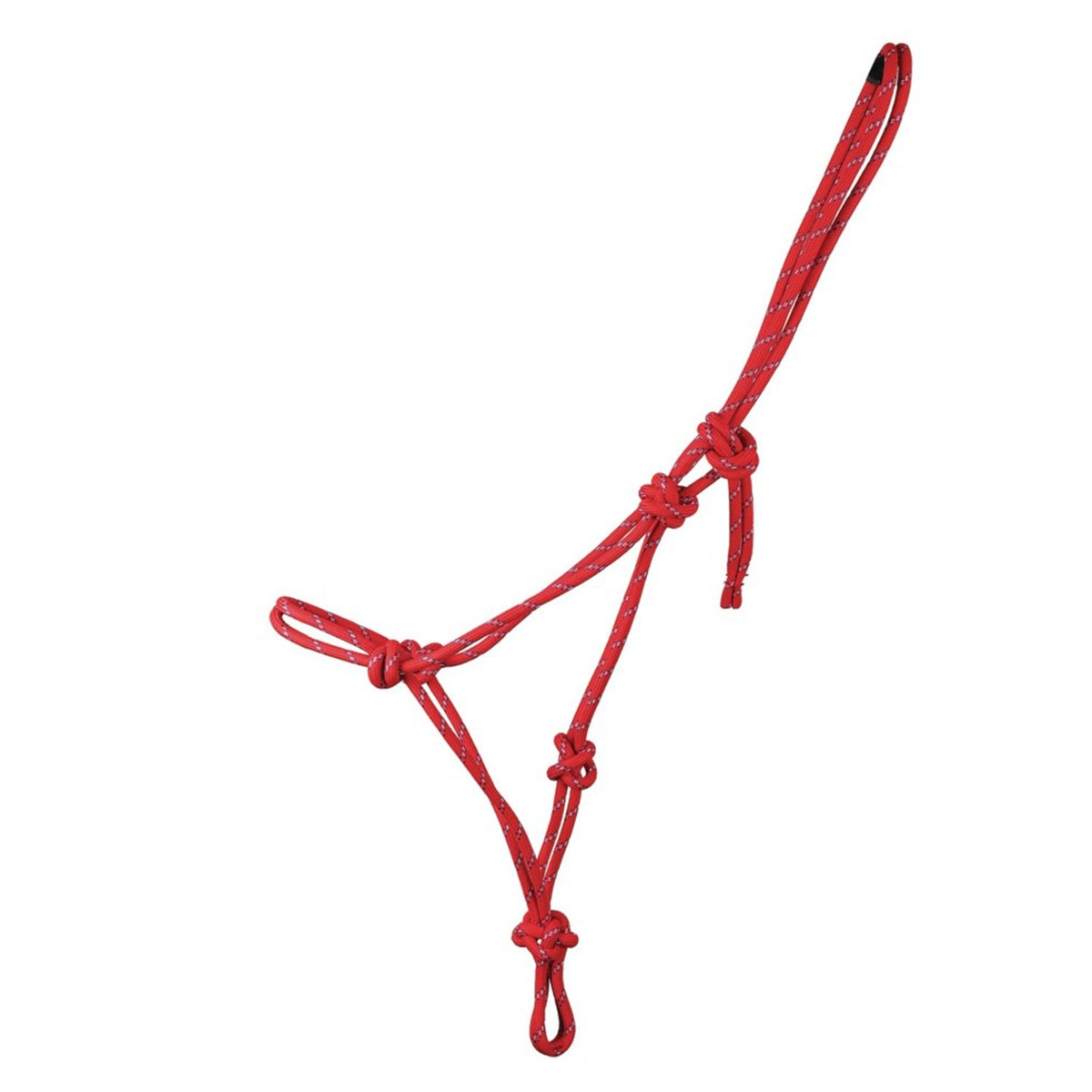 Hy Equestrian Rope Halter - Red