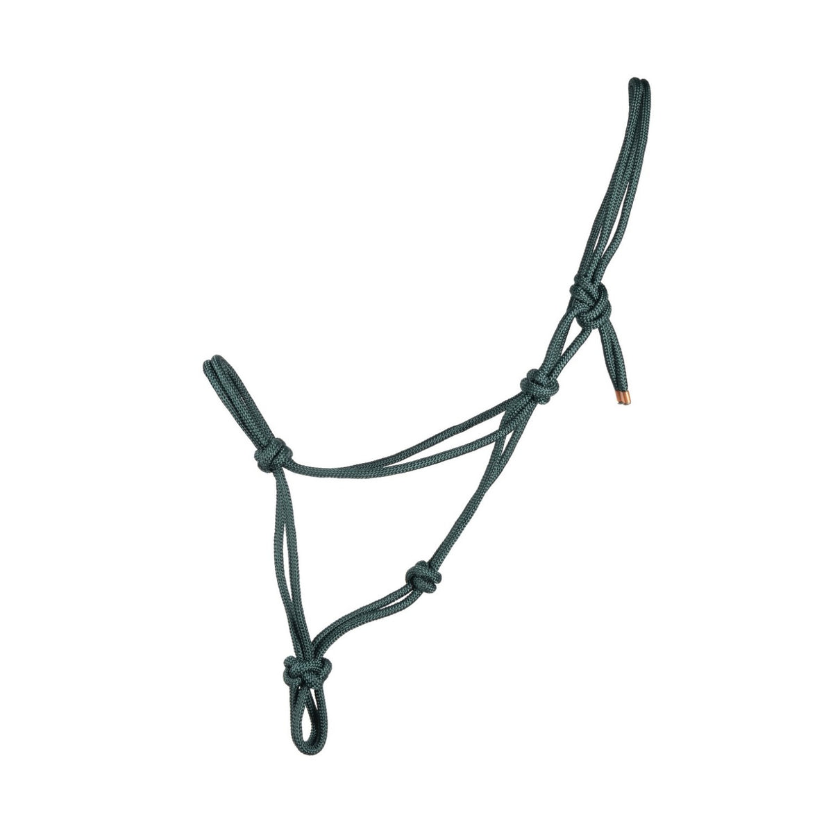 Hy Equestrian Rope Halter - Hunter Green